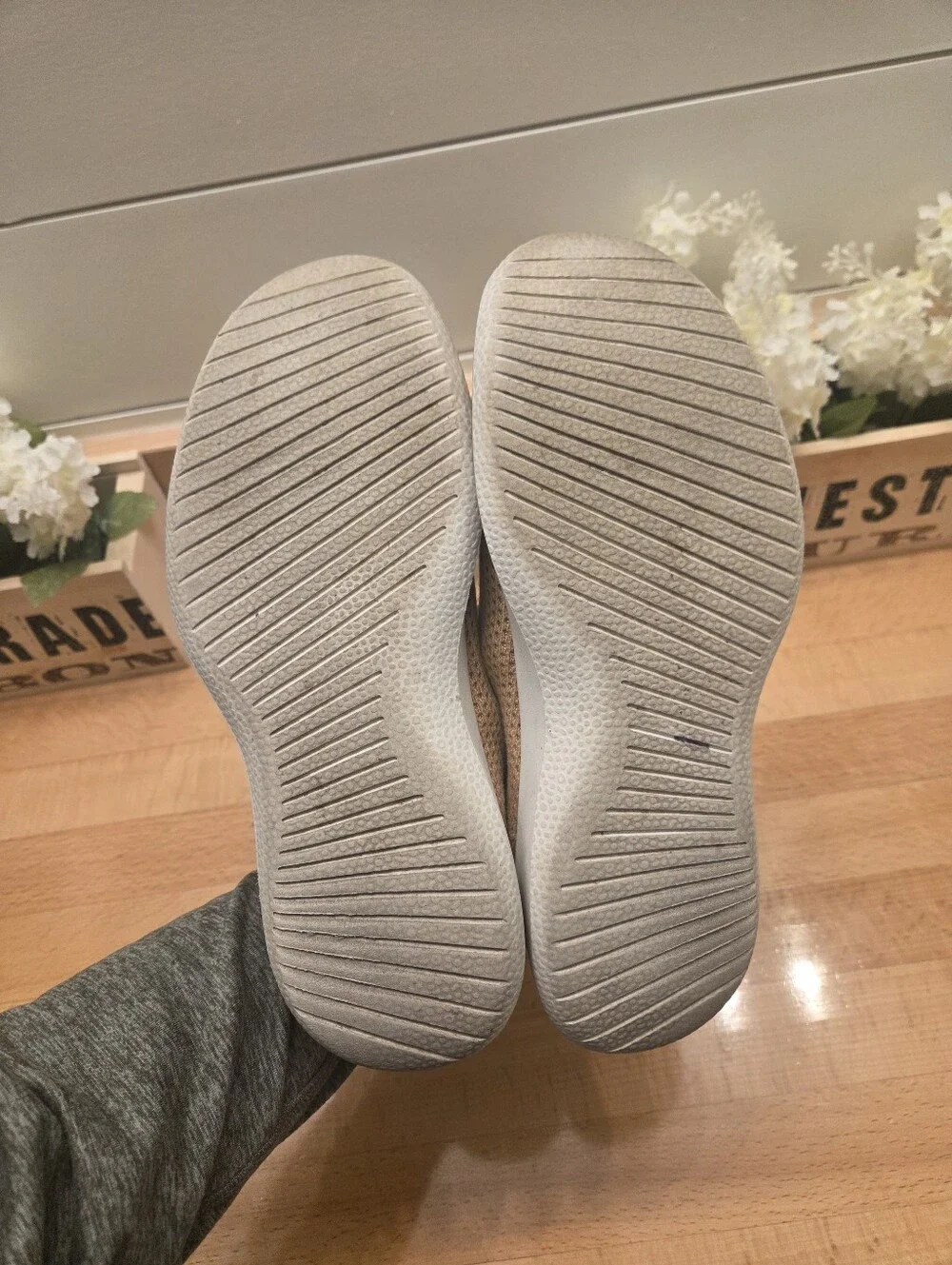 Allbirds Tree Runners Lace-up Sneakers Honey Tan Mesh Women's Size 8